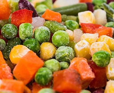 Distribuidor de vegetales congelados