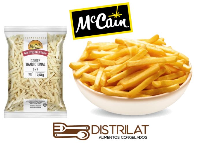 Distribuidor de papas fritas congeladas McCain