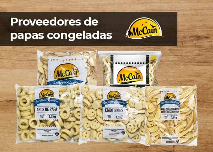 Proveedores de papas congeladas McCain