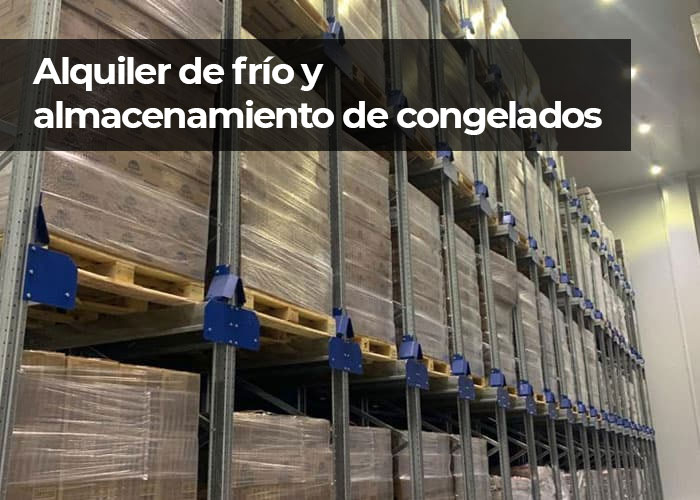 Alquiler de frío y almacenamiento de congelados. Soluciones de infraestructura para terceros