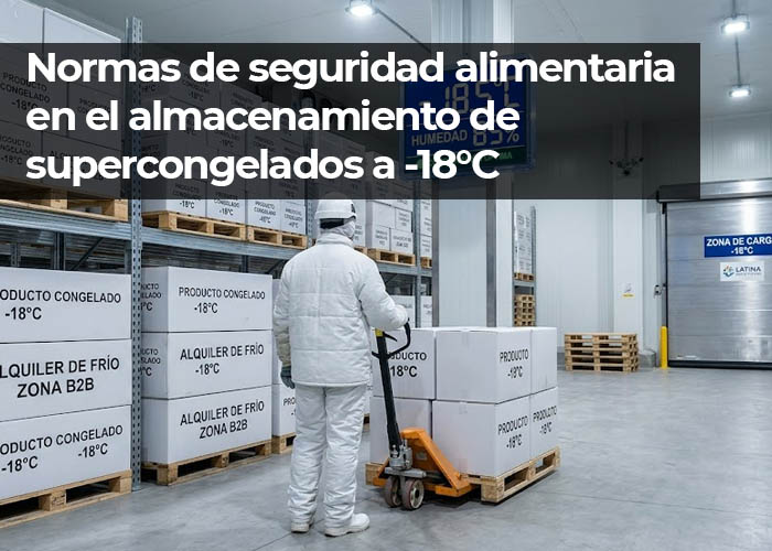 Normas de seguridad alimentaria en el almacenamiento de supercongelados a -18°C