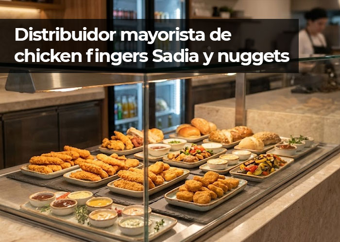 Distribuidor mayorista de chicken fingers Sadia y nuggets