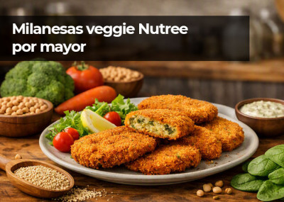 Milanesas veggie Nutree por mayor para comercios y gastronomía